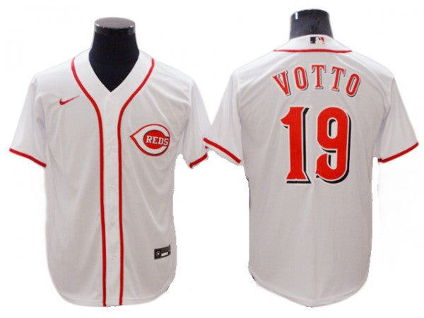Cincinnati Reds #21 Hunter Greene White At Field Of Dreams Game Jersey