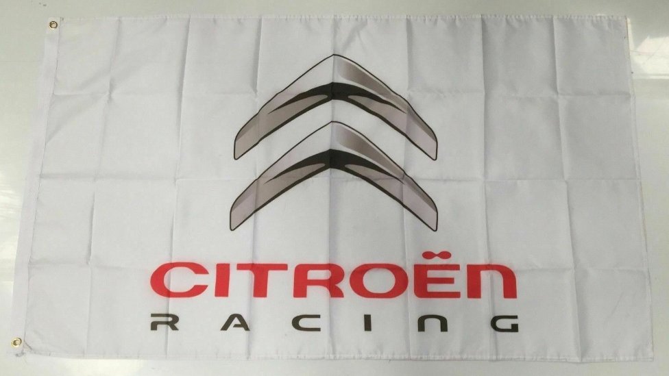 Citroen Racing Banner Flag - Car Hatch Turbo Diesel Mechanic Workshop Man Cave3x5ft