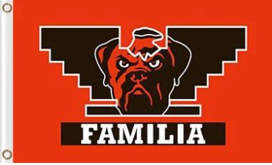 Cleveland Browns Familia Flag 3X5 Ft Polyester Banner USA 90x150cm