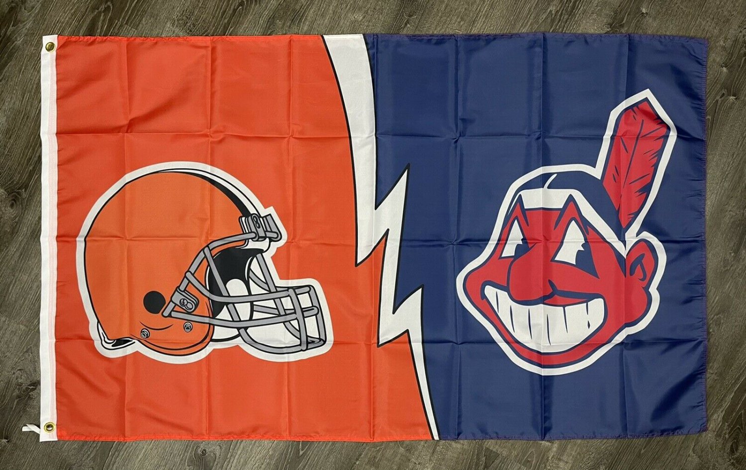 Cleveland Browns Indians Flag 3x5 ft Sports Banner Man-Cave Garage New