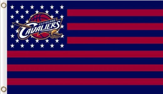 Cleveland Cavaliers Star Flag 3X5Ft Polyester Banner USA Digital Print