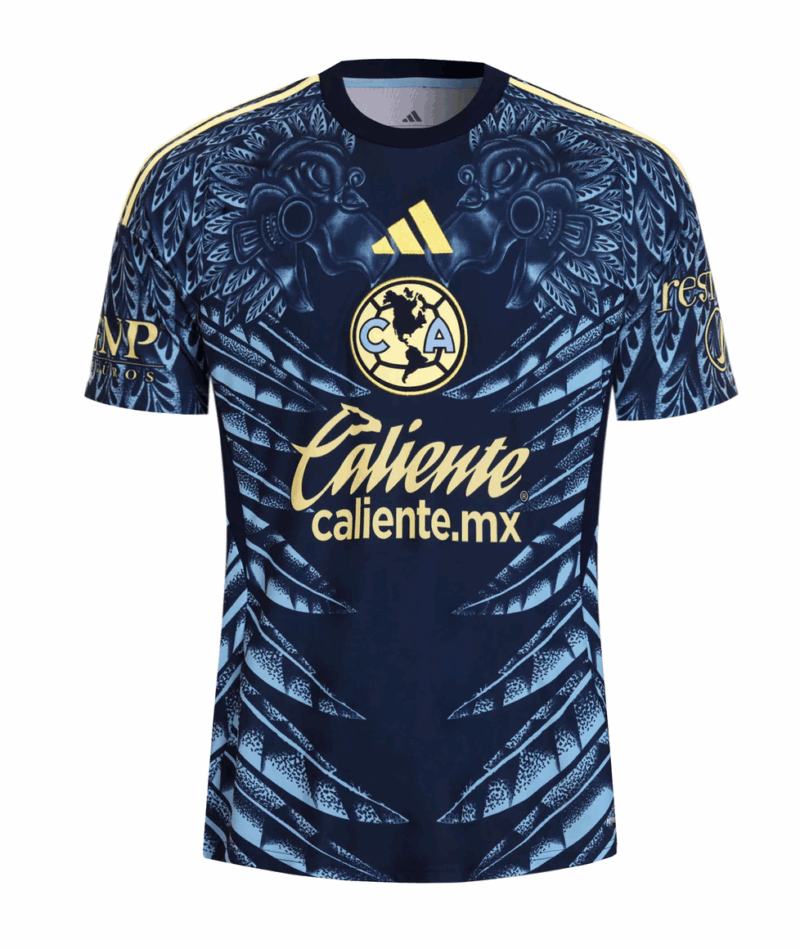 Club América 2025-26 A. Cervantes 13 Away Jersey – Navy