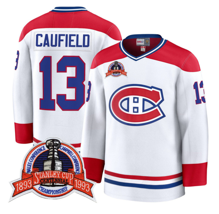 Cole Caufield Jersey #13 Montreal Canadiens Timeless Premium Stitched 2025 Away