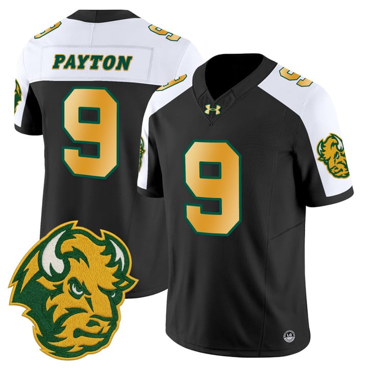 Cole Payton Jersey #9 North Dakota State Bison Vapor Limited Stitched Black Alter