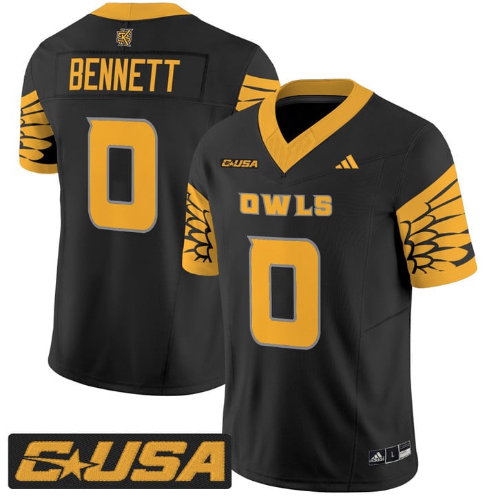 Coleman Bennett Jersey #0 Kennesaw State Owls 2025 Vapor Stitched