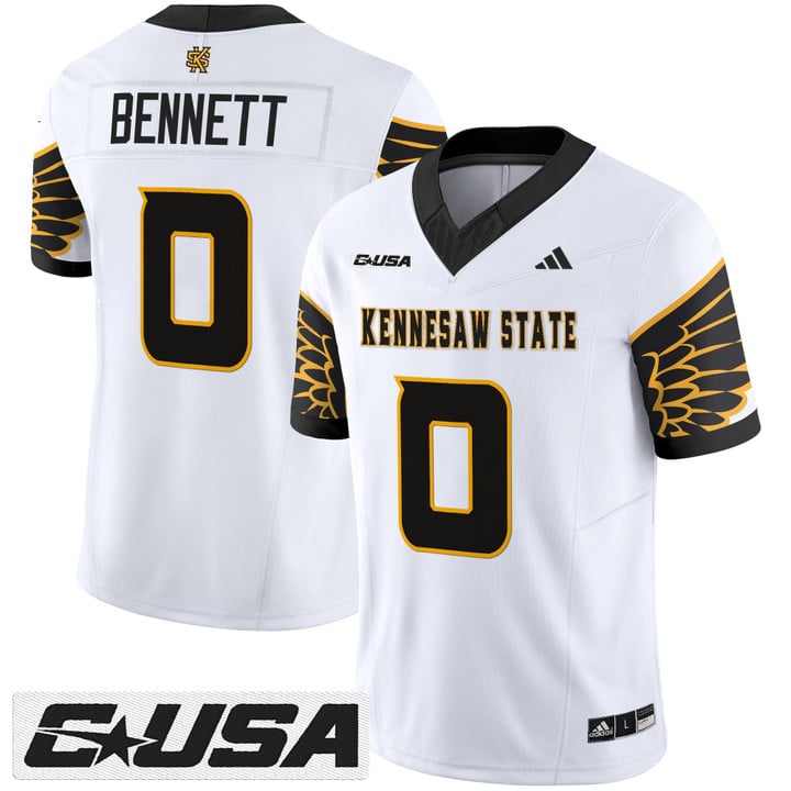 Coleman Bennett Jersey #0 Kennesaw State Owls 2025 Vapor Stitched