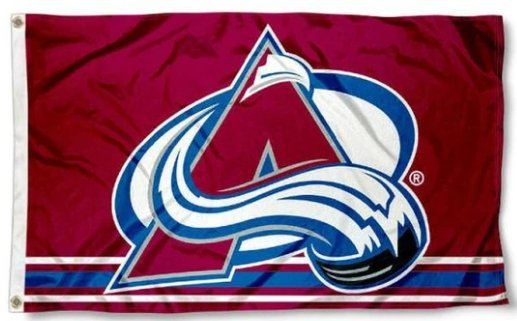 Colorado Avalanche US Flag 3X5Ft Polyester Digital Print Banner USA