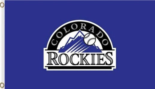Colorado Rockies Baseball Clubs Flag 3X5Ft Banner USA Polyester with Brass Grommets