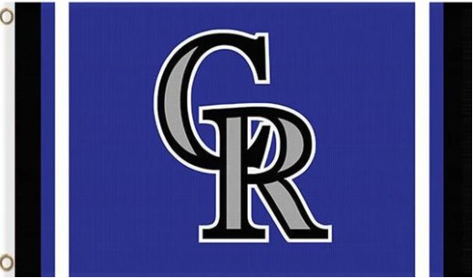 Colorado Rockies Custom Flag 3X5Ft Banner USA Polyester with Brass Grommets