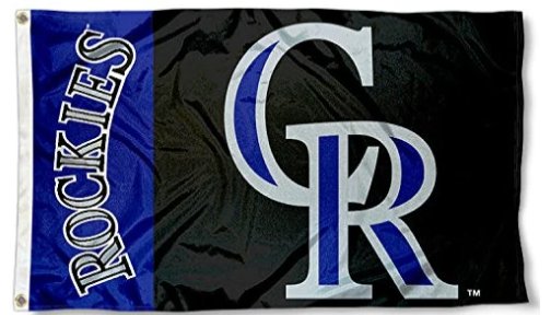 Colorado Rockies Flag 3X5Ft Banner USA Polyester with Brass Grommets