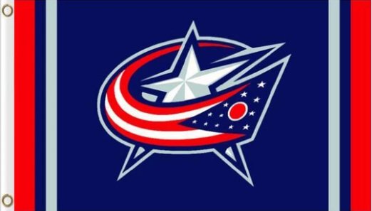Columbus Blue Jackets Column US Flag 3X5Ft Polyester Digital Print Banner USA