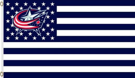 Columbus Blue Jackets Star Flag 3X5Ft Polyester Digital Print Banner USA