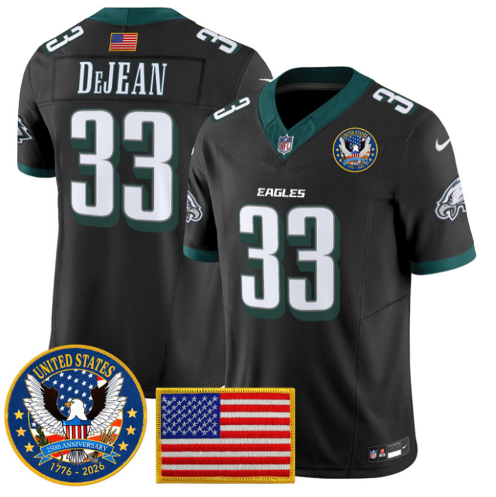 Cooper DeJean Jersey #33 United States 250th Anniversary Stitched