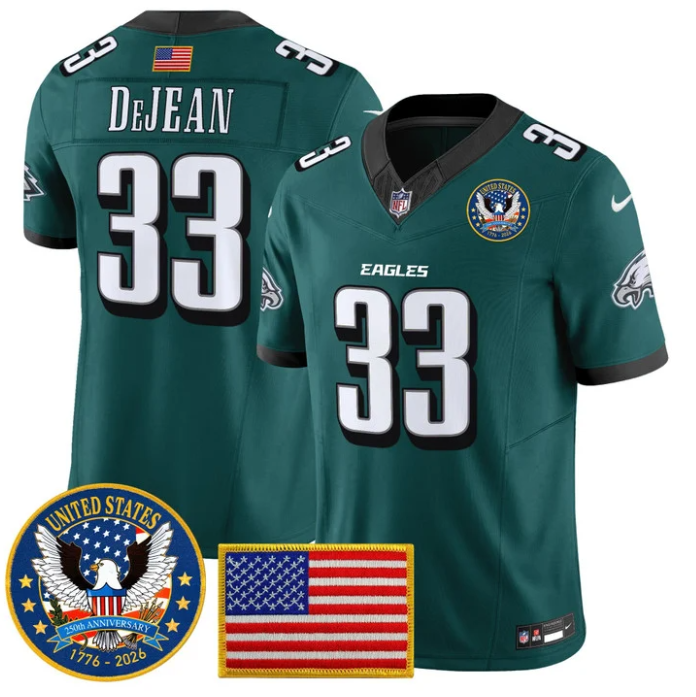 Cooper DeJean Jersey #33 United States 250th Anniversary Stitched