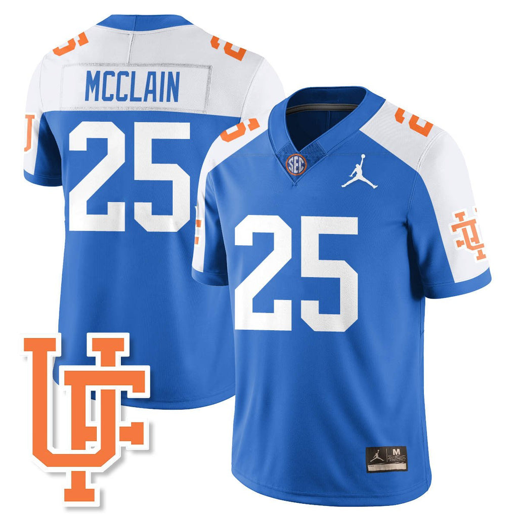 Cormani McClain Jersey #25 Florida Gators Bring Back 1960s Throwback Blue Alter