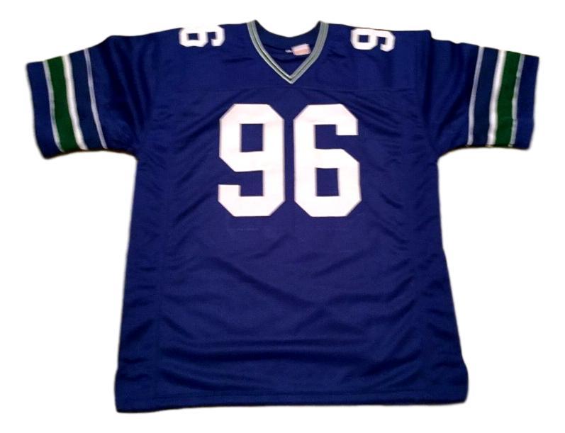 Cortez Kennedy Jersey #96 Custom Unsigned Football Stitched Blue