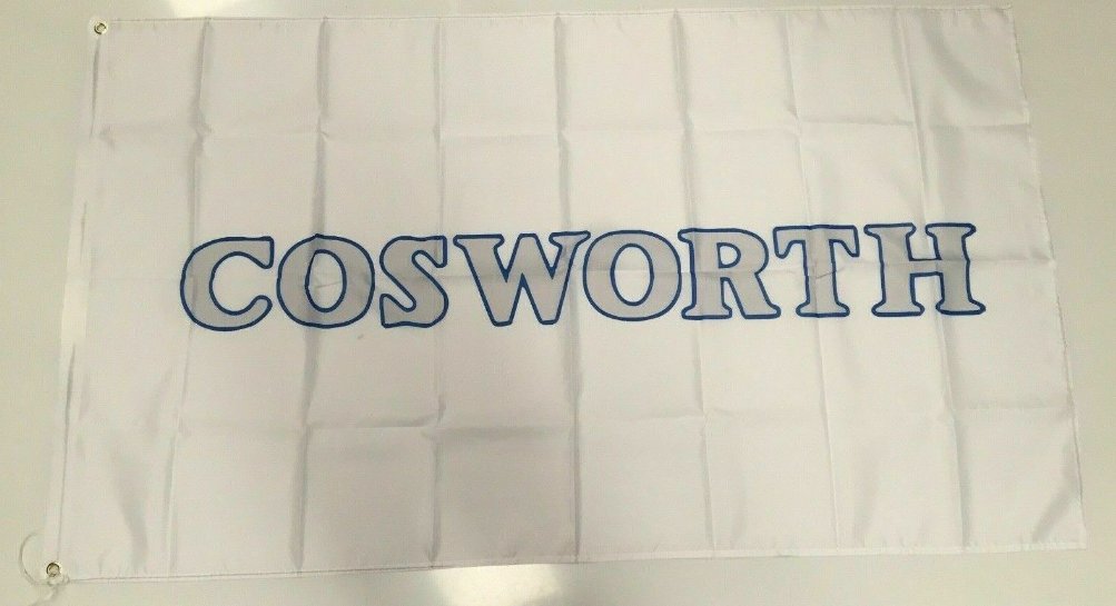 Cosworth Banner Flag Engine Car Power Train Electronics Racing Mechanic Workshop 3x5ft