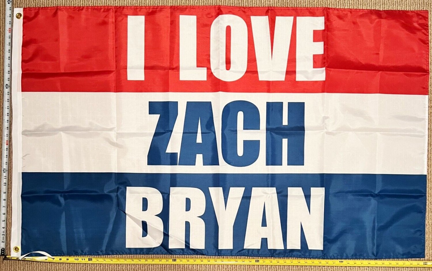 Country Music Flag Zach Bryan Man Cave Beer Sign Poster USA 3x5ft