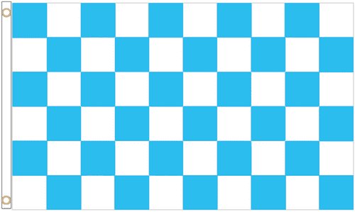 Coventry City Check Flag 3x5ft Banner Polyester