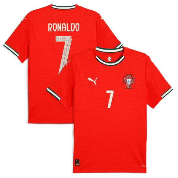 Cristiano Ronaldo 7 Portugal National Team 2025 Home Jersey – Red