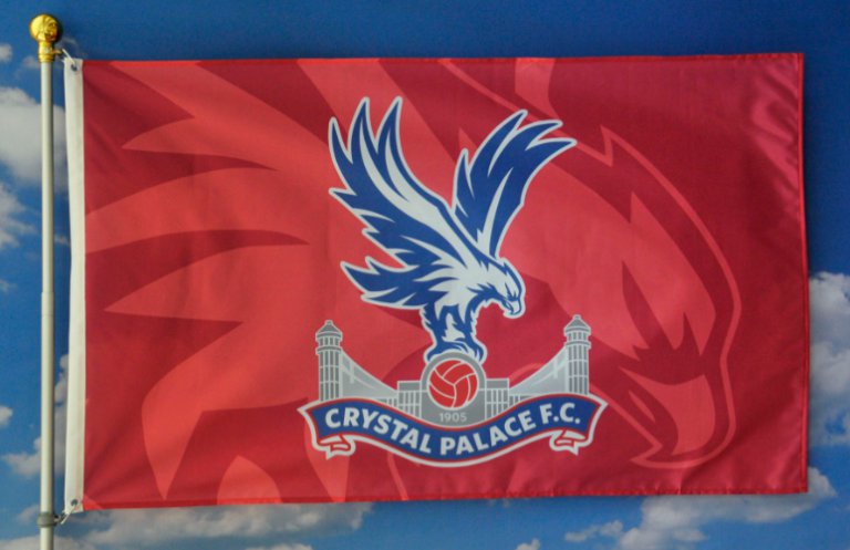 Crystal Palace Football Club Flag Red 3x5ft Banner Polyester