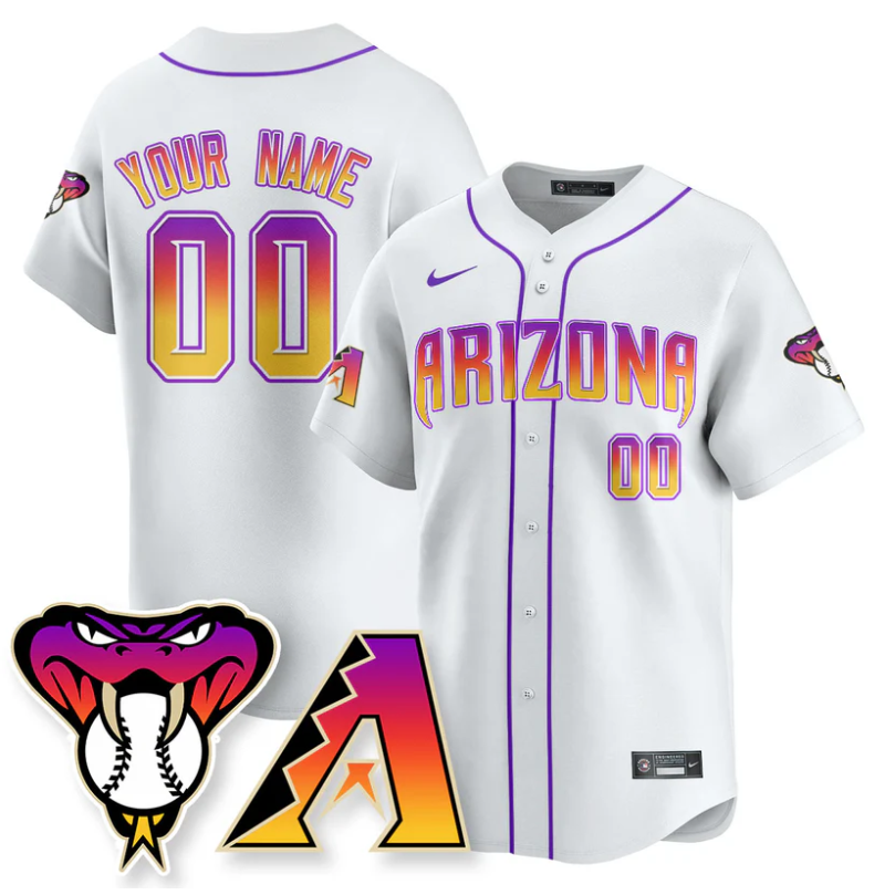 Custom Arizona Diamondbacks Jersey 2025 City Connect Vapor Premier Limited Stitched
