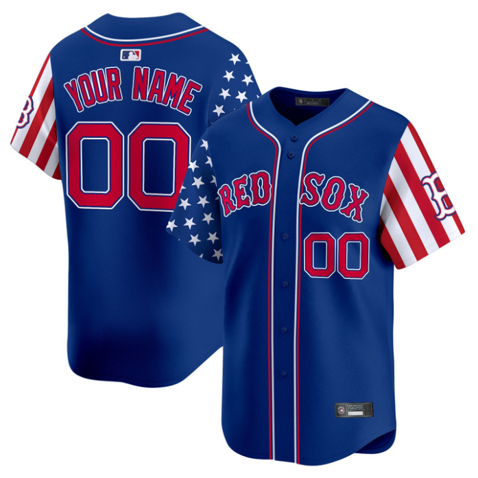 Custom Boston Red Sox Jersey 2025 Memorial Day Vapor Premier Limited Stitched Royal