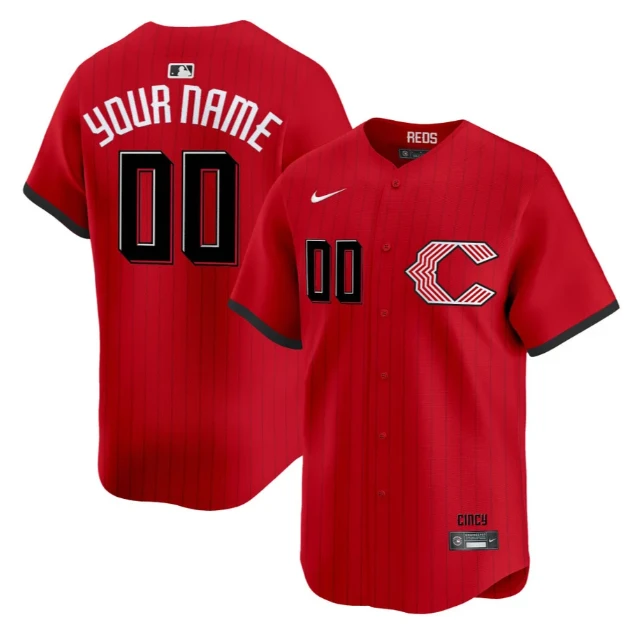 Custom Cincinnati Reds Jersey 2026 City Connect Vapor Premier Limited Stitched