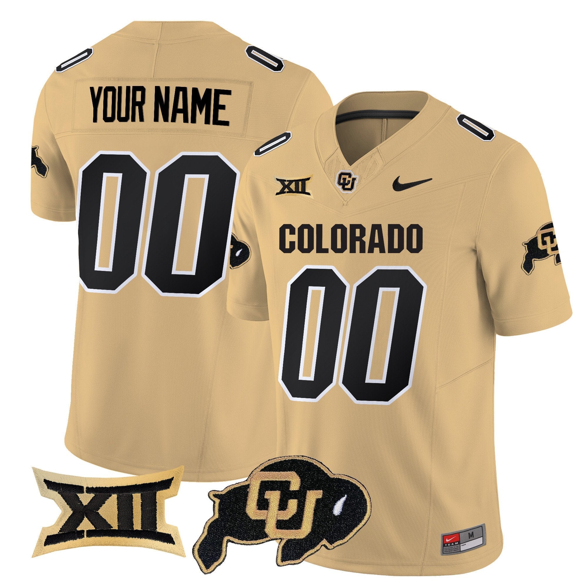 Custom Colorado Buffaloes Jersey 2025 Vapor Limited Stitched White