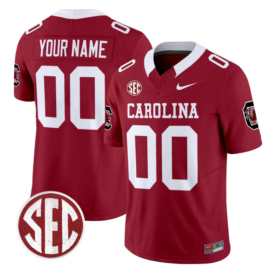 Custom South Carolina Gamecocks Jersey 1980 Throwback Rebrand 2026 Garnet