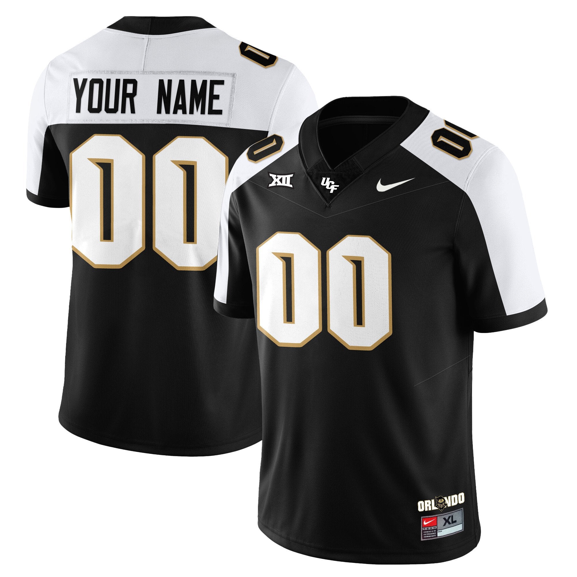 Custom UCF Jersey Name, Number Football 2025 Core Uniforms Stitched Alternate