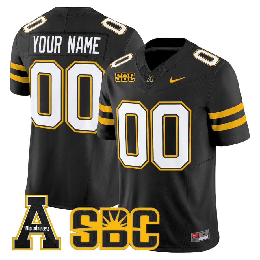 Custom App State Mountaineers Jersey Name, Number 2025 Vapor Limited Stitched