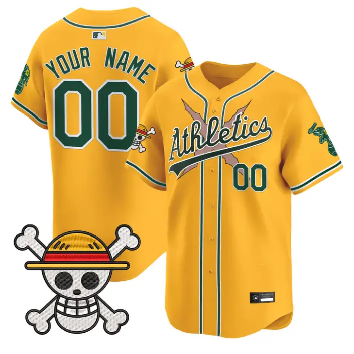Custom Athletics Jersey Name, Number One Piece Vapor Premier Stitched