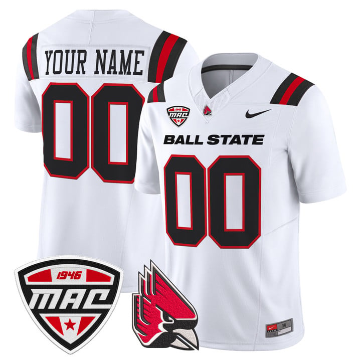 Custom Ball State Cardinals Jersey 2025 Vapor Limited Stitched