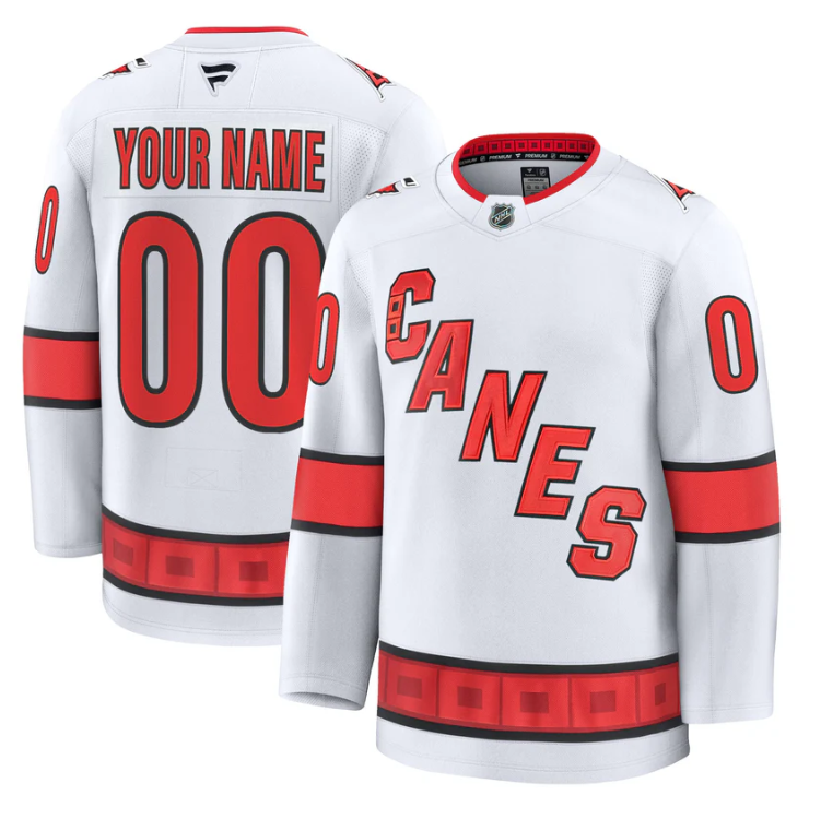 Custom Carolina Hurricanes Jersey Name, Number 2025 - 26 Premium Stitched