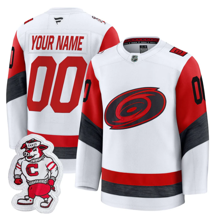 Custom Carolina Hurricanes Jersey Name, Number 2025 - 26 Premium Stitched