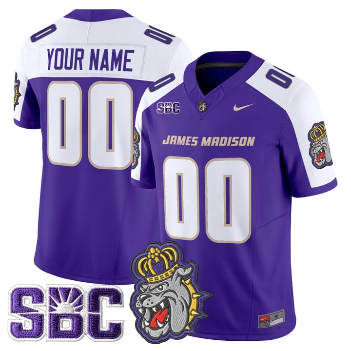 Custom James Madison Dukes Jersey Name, Number 2025 Vapor Limited Stitched