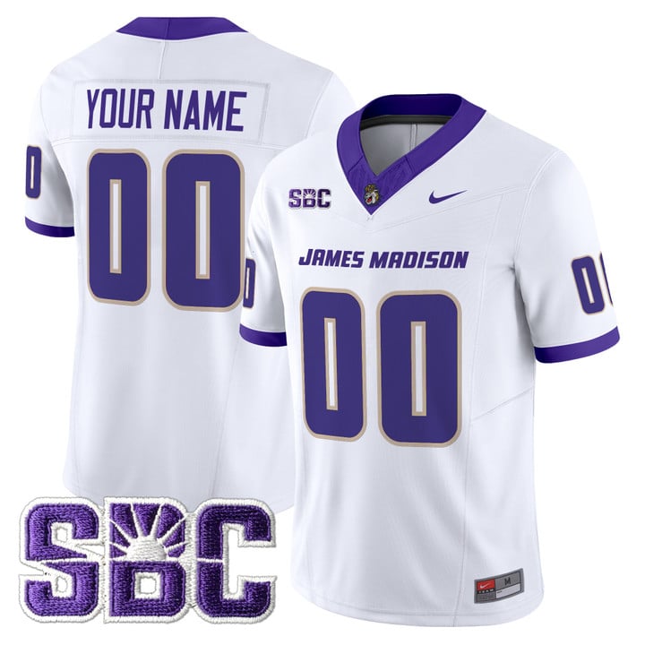 Custom James Madison Dukes Jersey Name, Number 2025 Vapor Limited Stitched