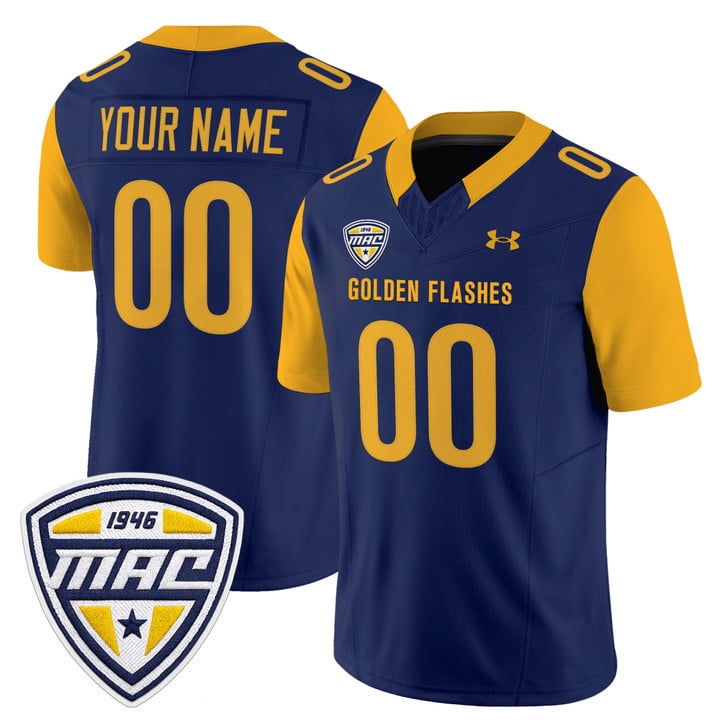 Custom Kent State Golden Flashes Jersey 2025 Limited Stitched
