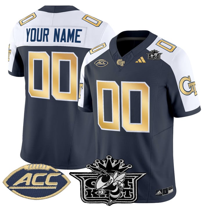 Custom Outkast Georgia Tech Yellow Jackets Jersey 2025 Vapor Stitched