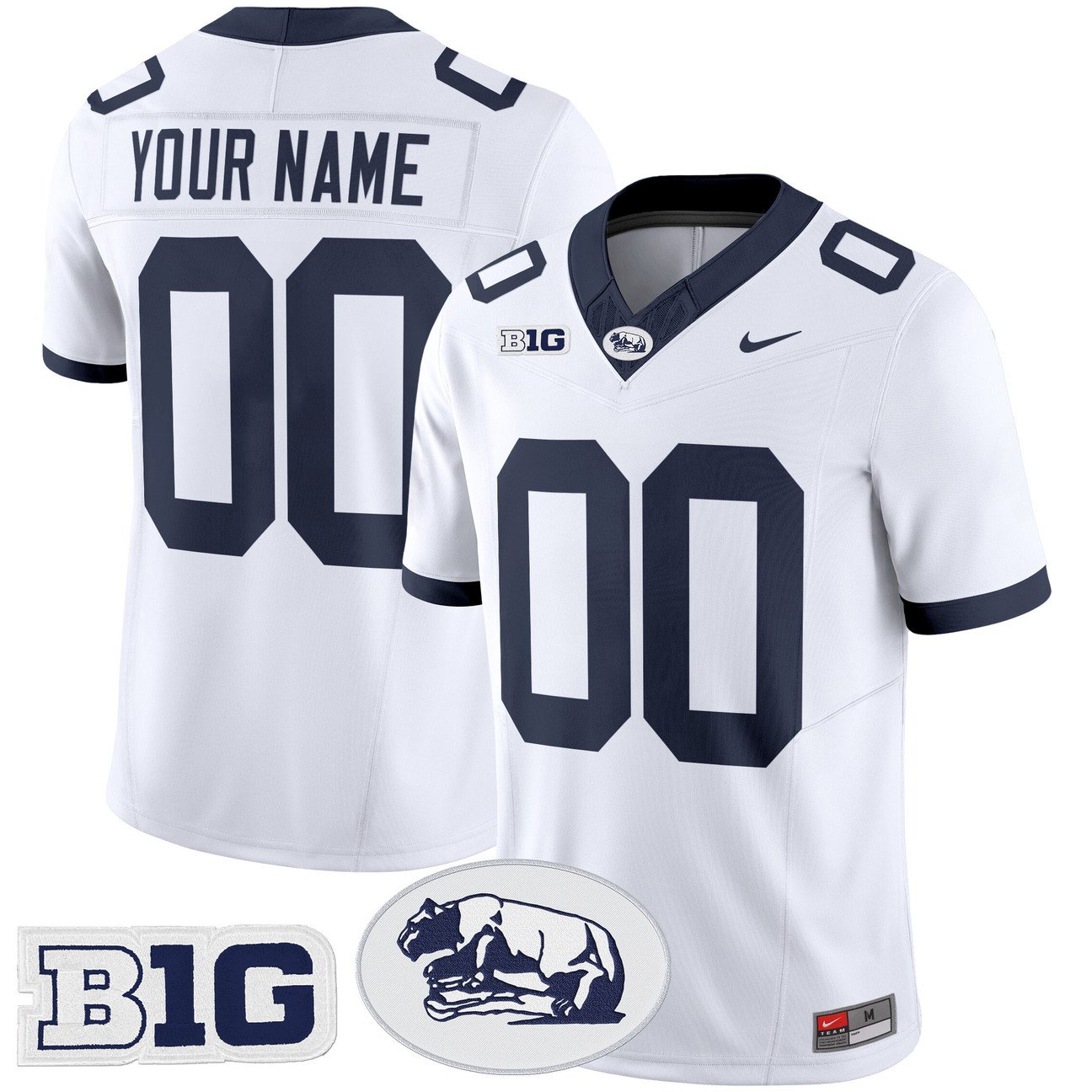 Custom Penn State Jersey Name, Number 2025 Throwback Vapor Limited Stitched