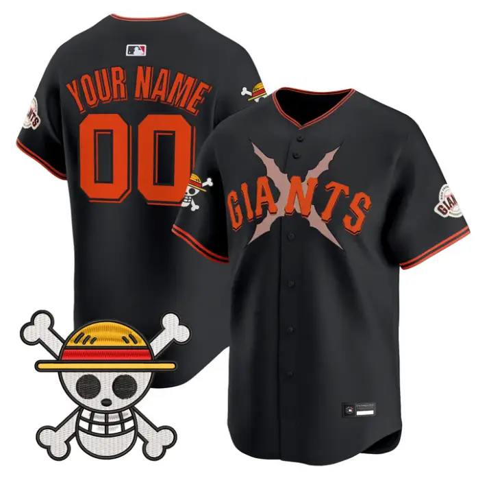 Custom San Francisco Giants Jersey Name, Number One Piece Stitched