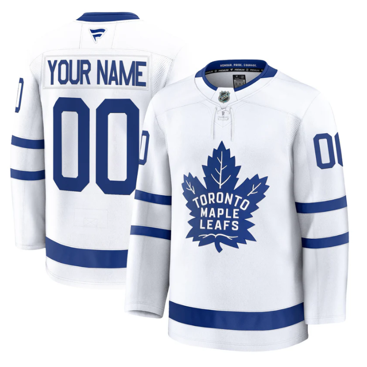 Custom Toronto Maple Leafs Jersey Name, Number Timeless Stitched
