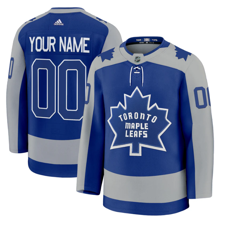 Custom Toronto Maple Leafs Jersey Name, Number Timeless Stitched