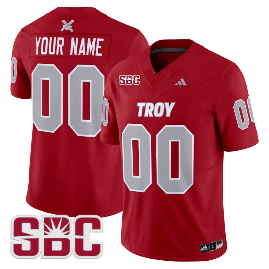 Custom Troy Trojans Jersey Name, Number 2025 Vapor Limited Stitched
