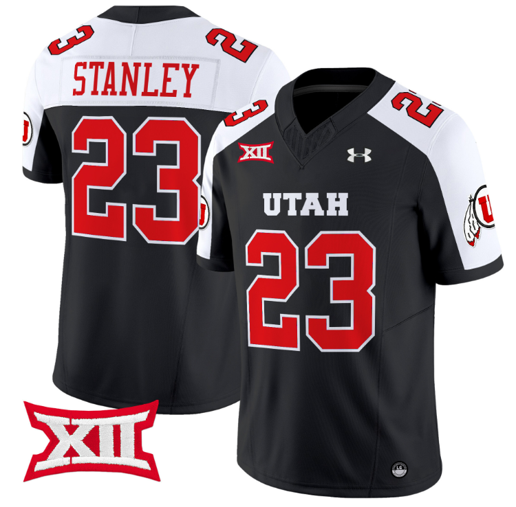Dijon Stanley Jersey #23 Utah Utes Vapor Limited College Football Stitched Black Alternate (Copy)
