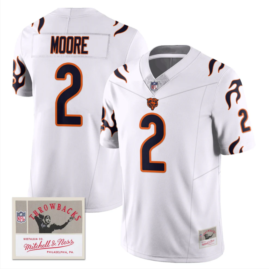 DJ Moore Jersey #2 Throwback 2006 Legacy Vapor Limited Stitched