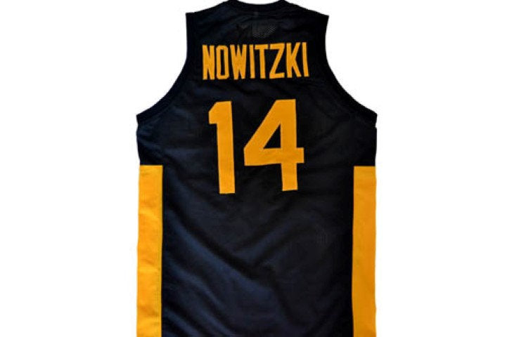 Dirk Nowitzki Jersey #14 Team Deutschland Germany Basketball Black