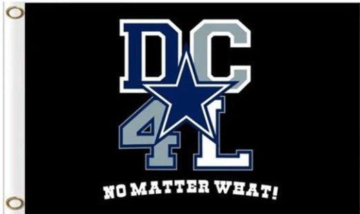 Dallas Cowboys 4L Flag 3X5 Ft Polyester Banner USA 90x150cm
