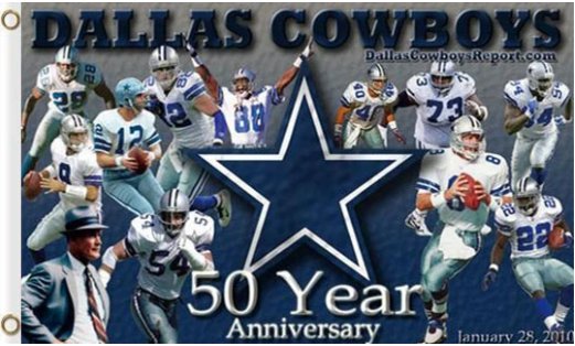 Dallas Cowboys Club Sport Team Flag 3X5 Ft Polyester Banner USA 90x150cm